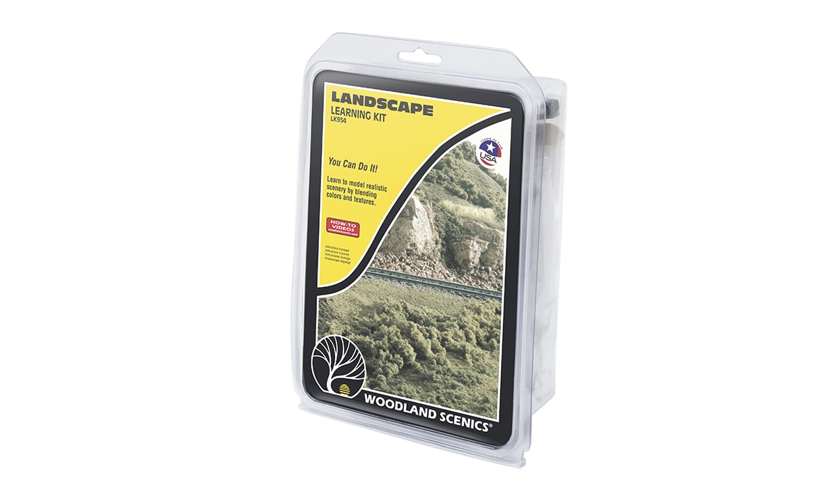 Landscaping Learning Kit - Learn to create beautiful scenery by blending and texturing different types of scenery products