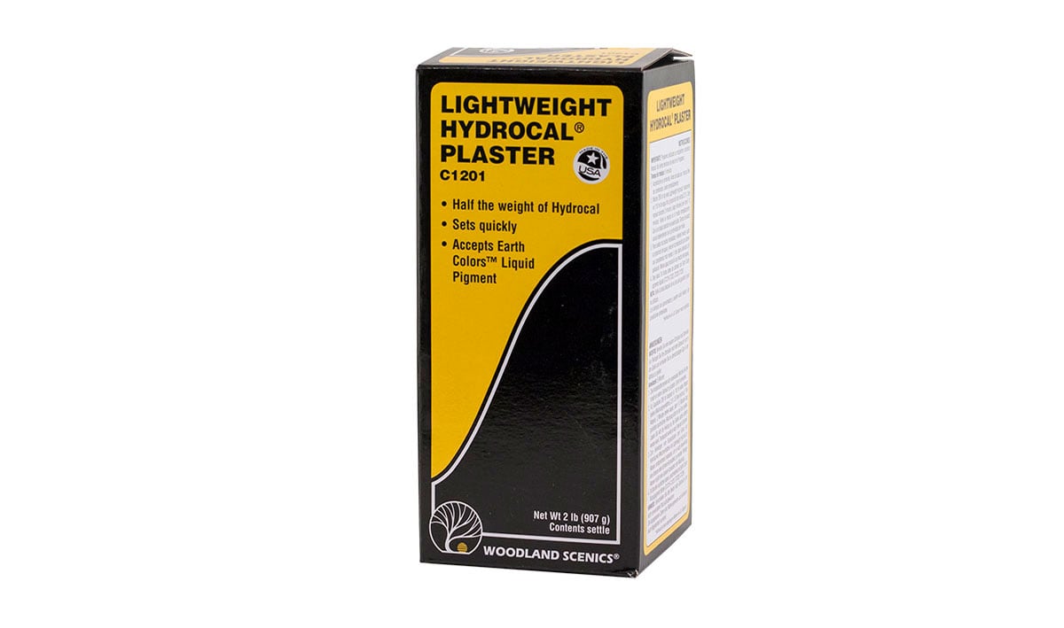 Lightweight Hydrocal®* Plaster - Lightweight Hydrocal Plaster is specially formulated for terrain model builders