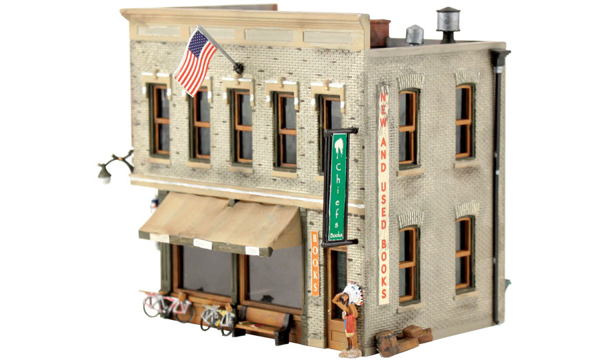 Main Street Mercantile - HO Scale Kit - Model a vintage storefront where town residents patronize the local specialty shops of the Main Street Mercantile