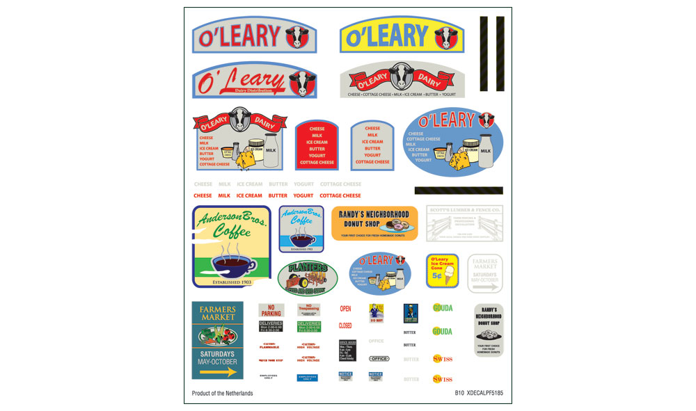 HO Woodland Scenics O'leary Dairy Distribution Kit PF5185 for sale online 
