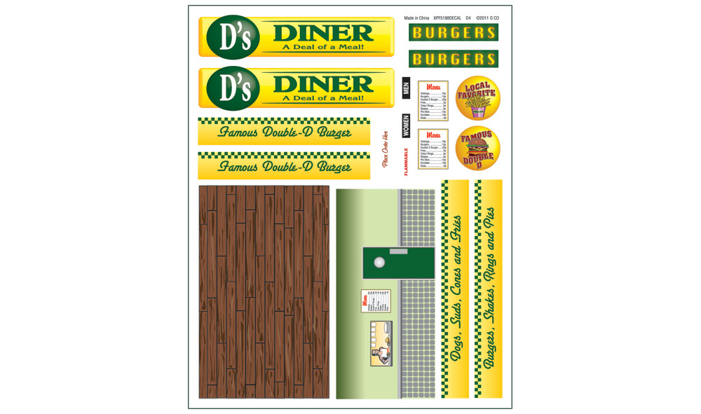 D's Diner - HO Scale Kit