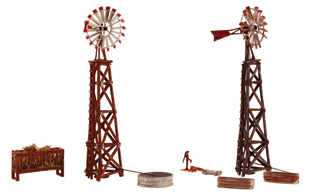 Woodland Scenics Woo N Built up Windmill Br4937 Woobr4937 for sale online 