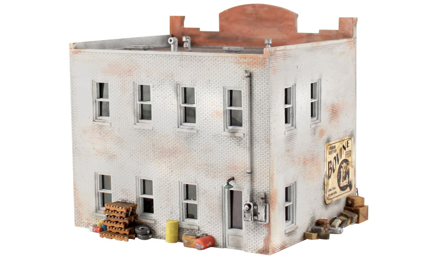 Planters Feed and Seed Supply - N Scale Kit - Planters Feed and Seed Supply presents a vintage agricultural center where farmers and rural residents could find everything from corn seed to stock poultry