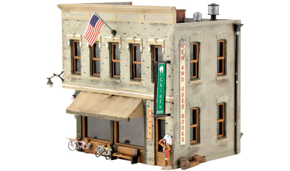 Main Street Mercantile - N Scale Kit - Model a vintage storefront where town residents patronize the local specialty shops of the Main Street Mercantile