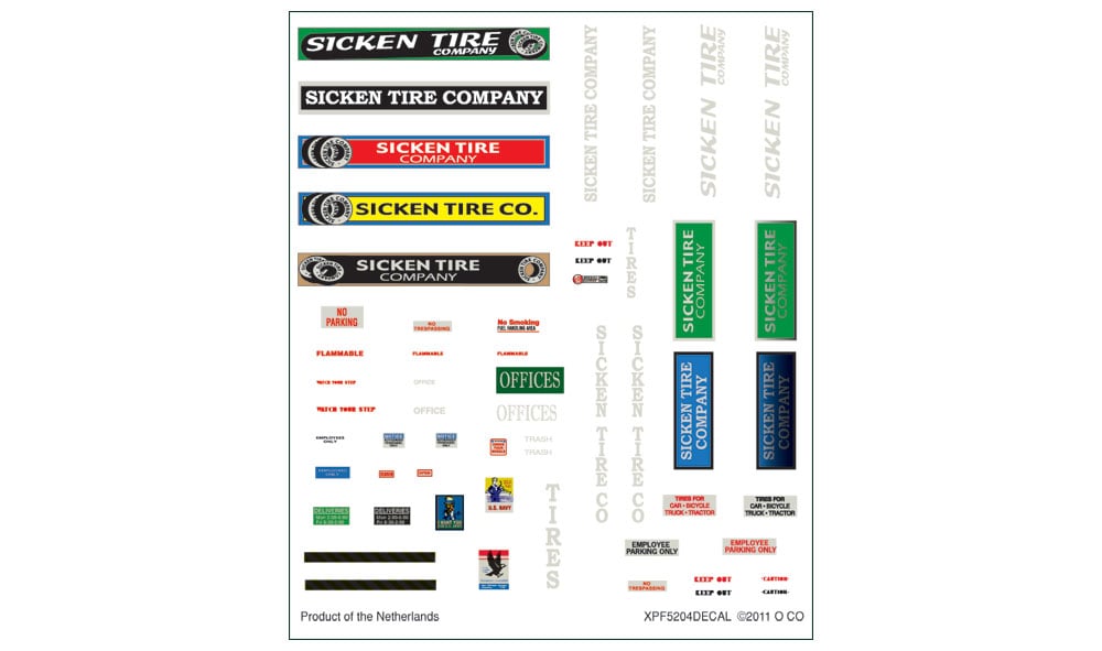 Sicken Tire Company - N Scale Kit
