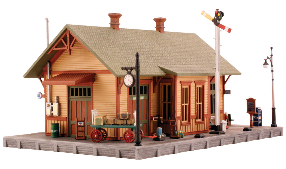Woodland Station - N Scale Kit - Model the center of passenger train activity