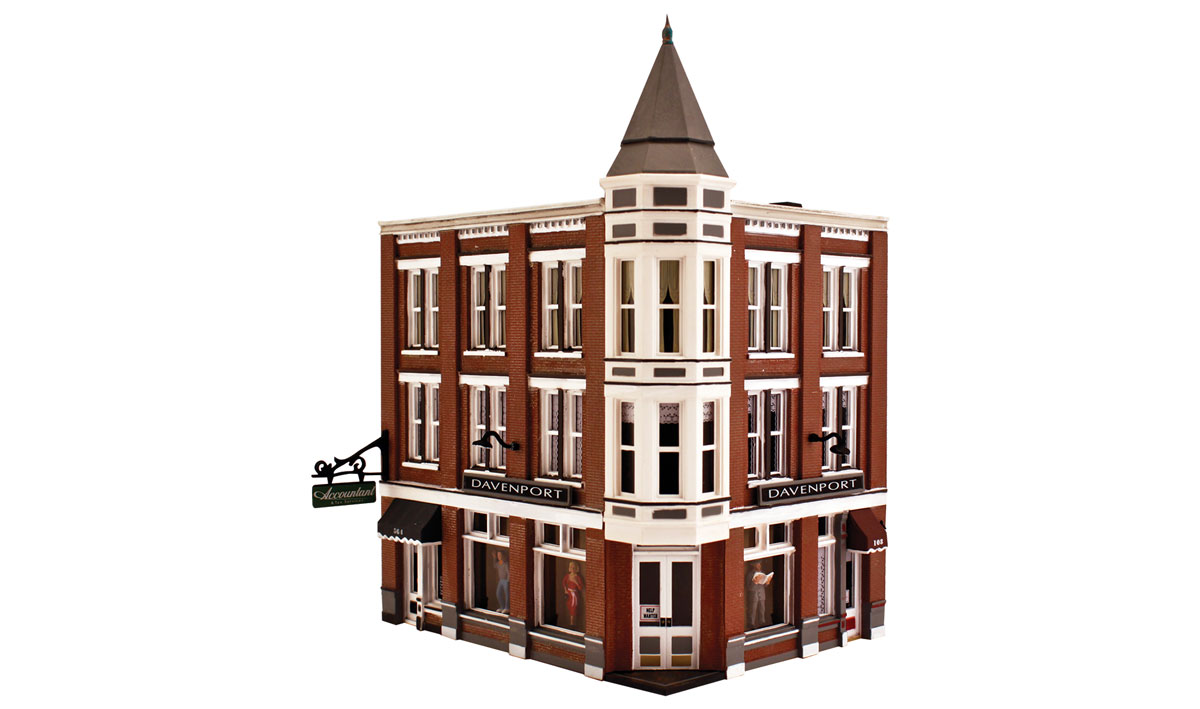 Woodland Scenics BR5847 O Scale Davenport Department Store - Pre-Built Ready Model Building