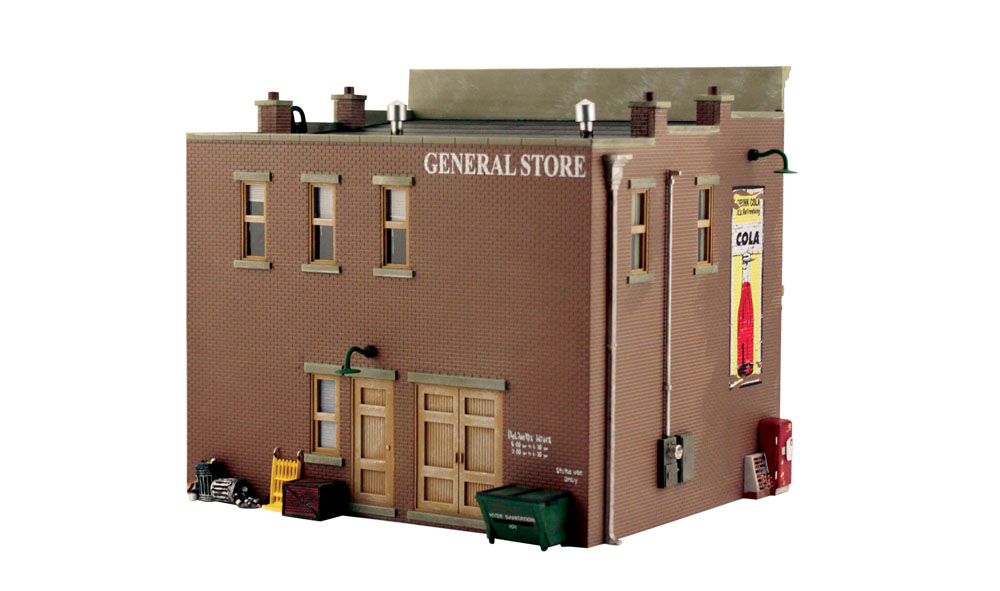 Lubener's General Store - O Scale Kit - Every layout needs a general store - the social hub of early-day, rural America