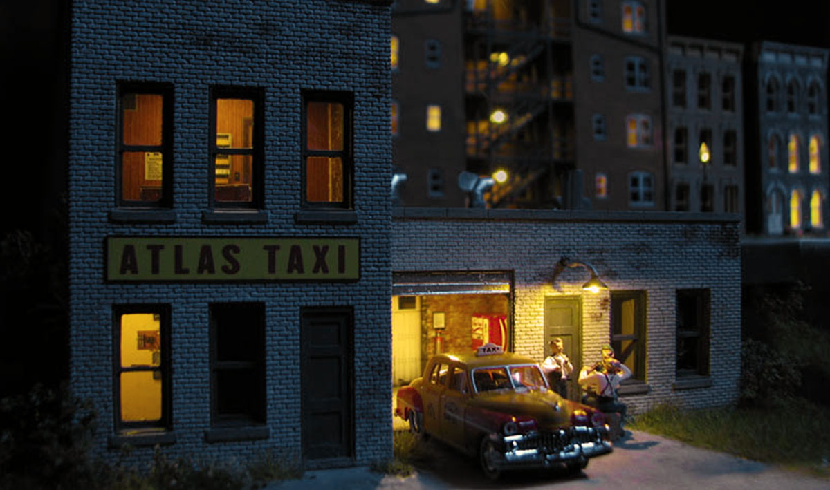 Atlas Taxi & Delivery - HO Scale - Website order only

Roomette Kits are a great way to further customize and bring select DPM structures to life