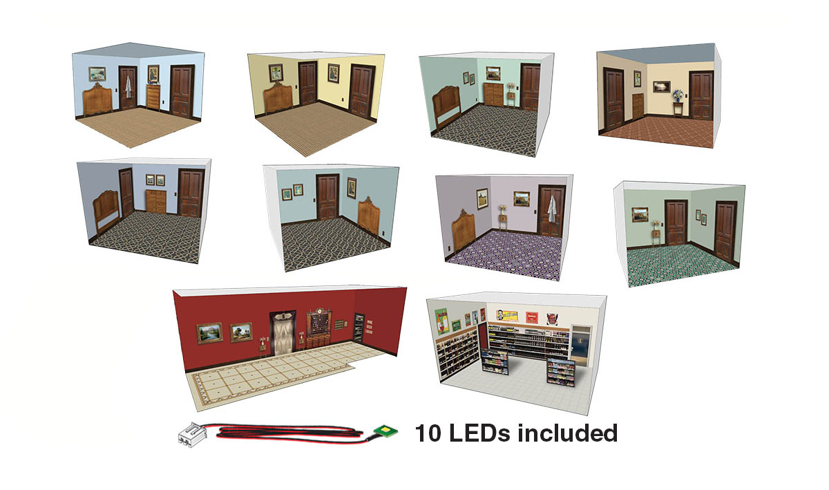 Grafton Hotel - N Scale - Website order only

Roomette Kits are a great way to further customize and bring select DPM structures to life