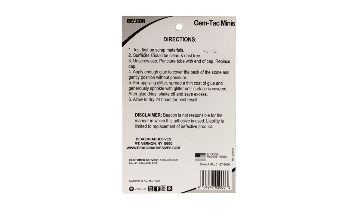 Gem-Tac™ Glue (6-Pack)