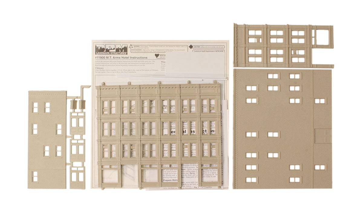 Arlington Hotel Combo - HO Scale - Website order only

Save over purchasing separately when you get Combos, complete with both DPM building kits and their corresponding Roomettes