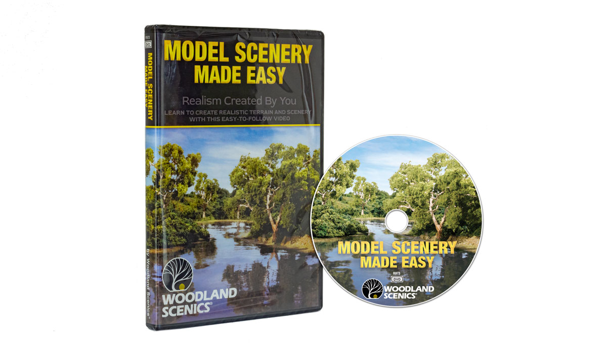 Model Scenery Made Easy (DVD) - This video is a comprehensive, detailed account of scenery modeling