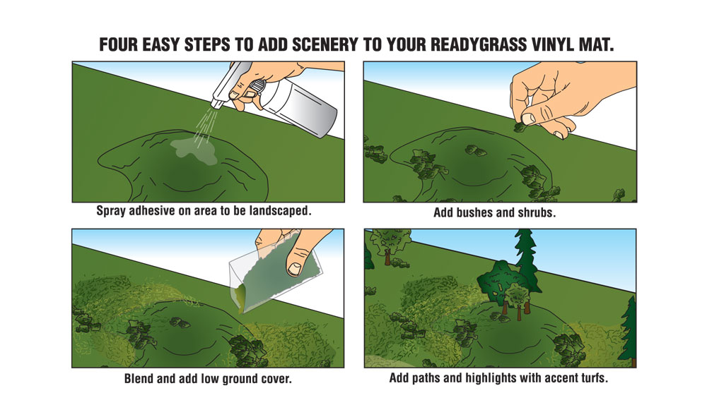 RG5152 Woodland Scenics Ready Grass Landscape Kit TMC 