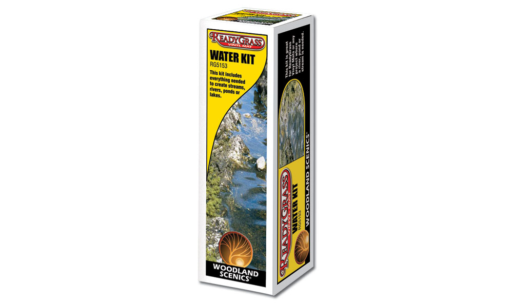 Water Kit - Kit includes materials needed to model 28 in2 (180 cm2) of streams, rivers, lakes or other water features