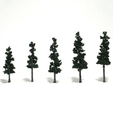 Woodland Scenics #1582 Coniferous Tree Pack 6 to 8" Ready Made Trees 