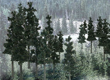 Details about   Woodland Scenics 5In Prem Oak 1/Pk 
