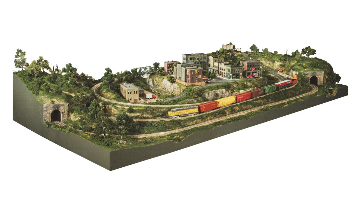 River Pass<sup>™</sup> Scenery Kit - HO Scale - Includes the scenery products needed to landscape the River Pass&trade; Layout Kit, or any new or existing 4' x 8' (121 cm x 243 cm) layout! Designed for HO scale but easily adapted to any N, S or O scale model
