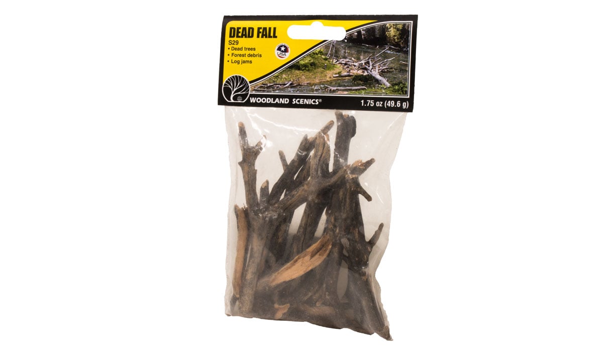 Dead Fall - 1.75 oz - Use this natural, realistic product to model fallen or standing dead trees and stumps