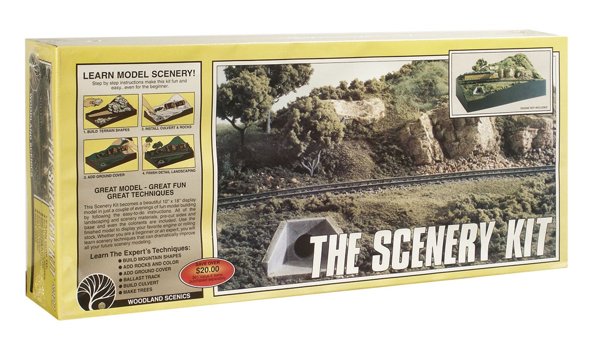 The Scenery Kit - Build a 10" x 18" (25