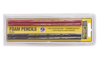 Foam Pencils - Foam Pencils have special lead and are designed to draw on foam without causing damage