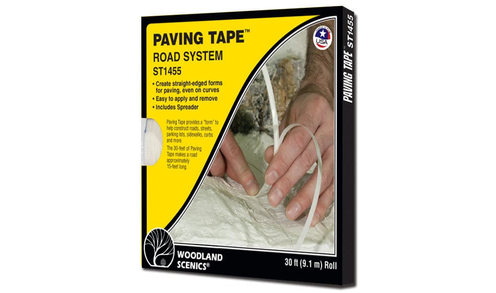 Paving Tape<sup>™</sup> - Use this adhesive-backed foam tape to create straight-edged forms for paving, even on curves