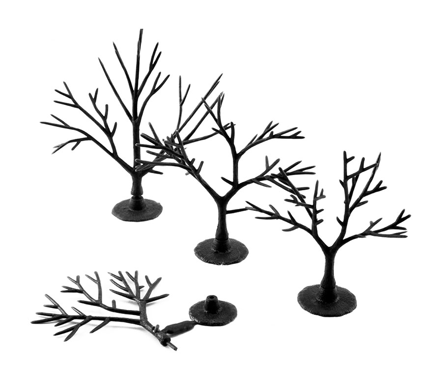 6in.-7in Forever Green OO/HO trees Woodland Scenics TR3573 Pack of 3