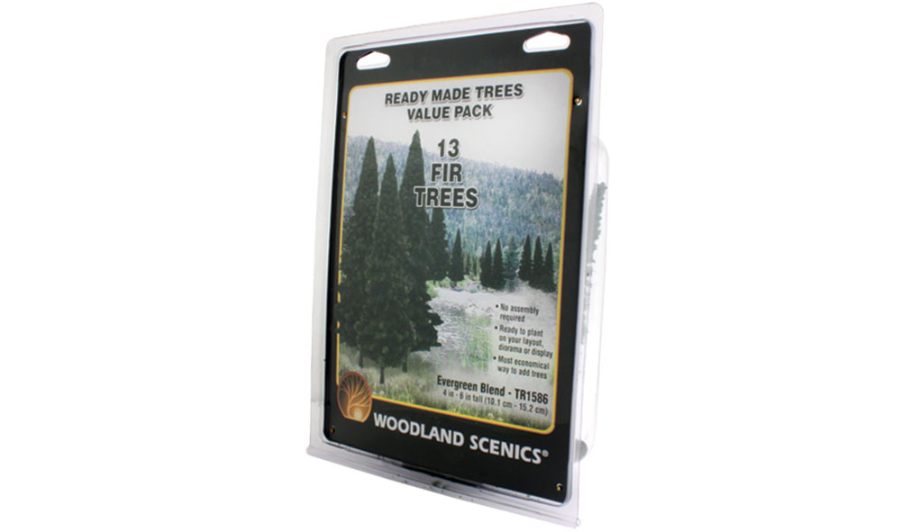 Evergreen Blend - 13/pkg - Woodland Scenics