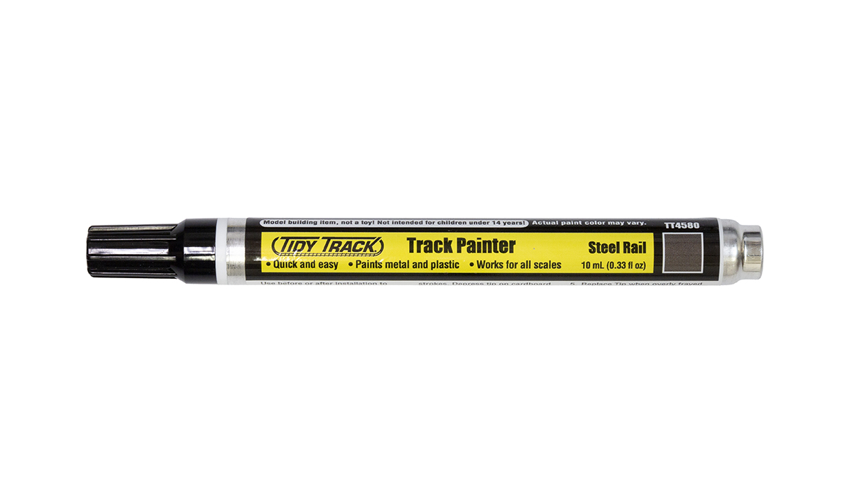 Track Painter - Steel Rail - Paint rails, plates and spikes a realistic steel color