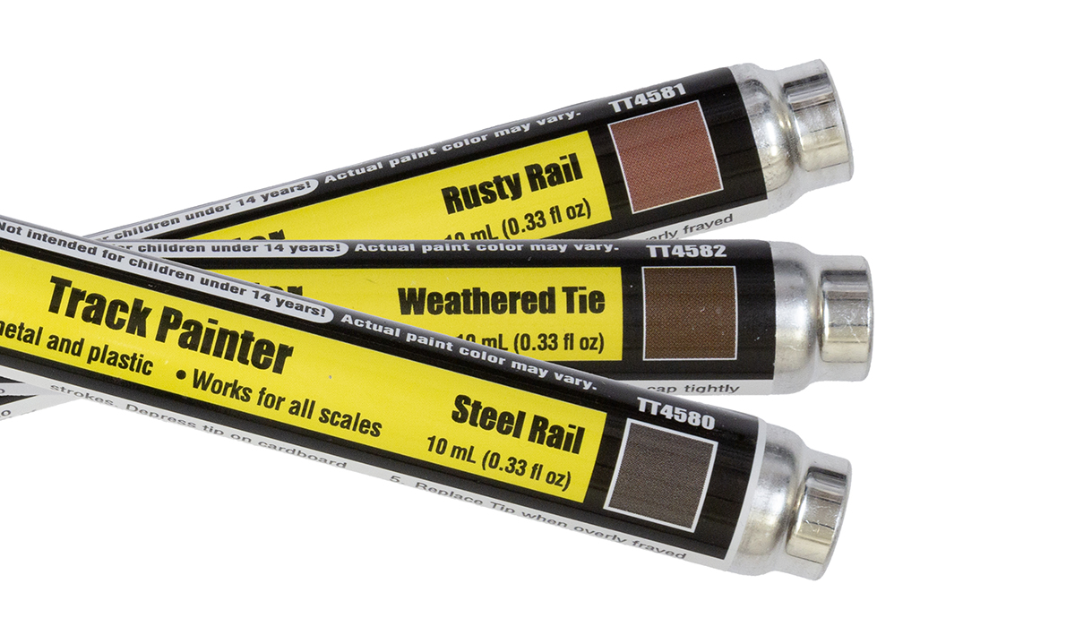 Track Painter - Weathered Tie - Paint ties a realistic matte finish