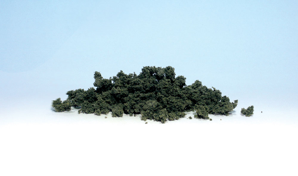 Dark Green - Models tree foliage for medium to large trees and low-to-medium ground covers, such as bushes, trees and shrubs