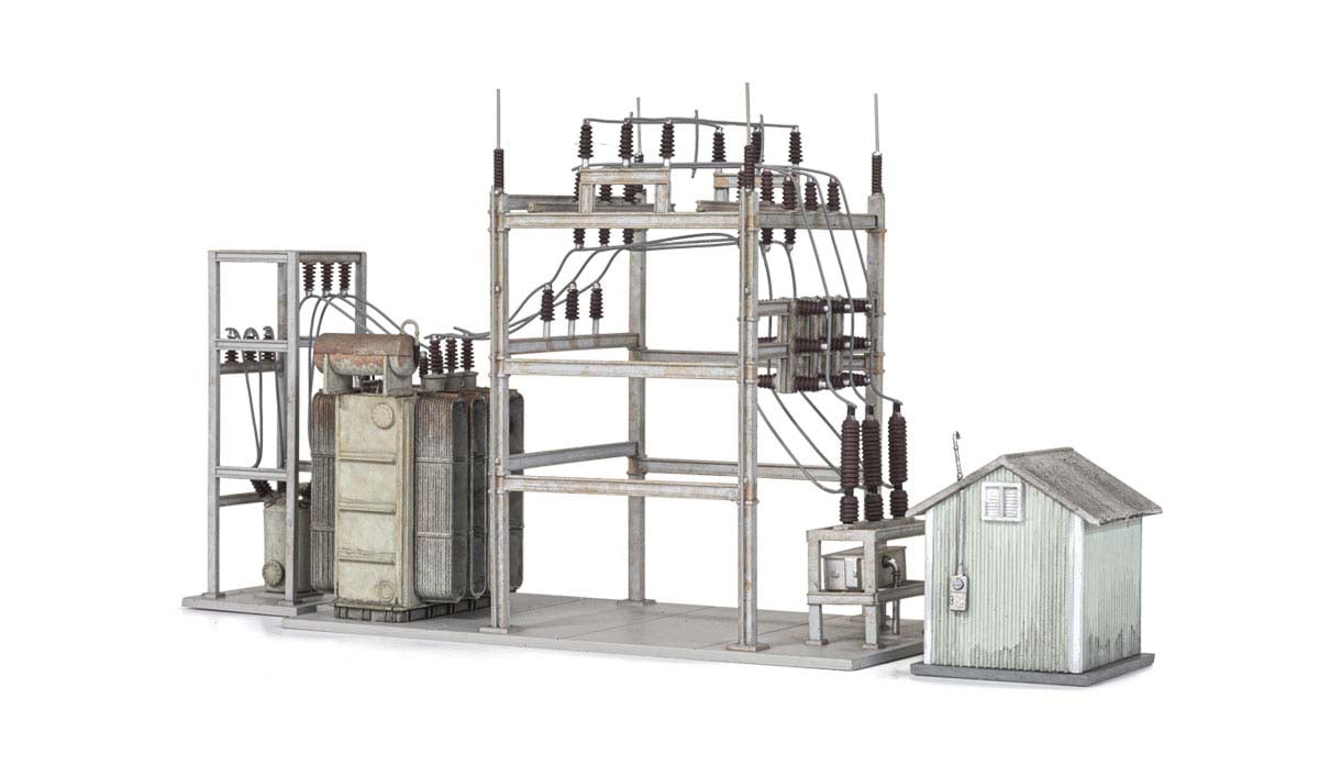 Substation - HO Scale - Complete the Utility System with the Substation to accurately model power distribution