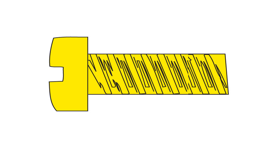 Fillister Head Screw 1-72 3/8 - 5 per pkg - Woodland Scenics