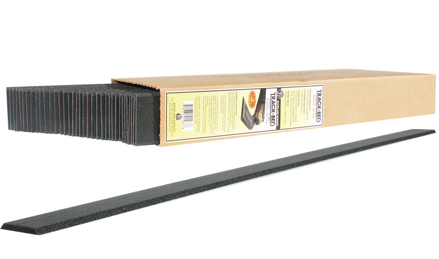Track-Bed<sup>™</sup> Strips (Bulk Pack) - N Scale - Strips are the perfect roadbed for tight track applications